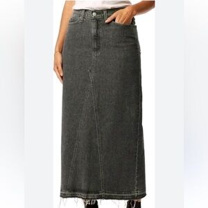 Levi's Strauss Signature Denim Black Maxi Skirt